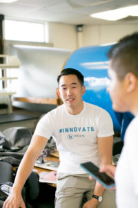 Philip Chan at USC wind tunnel
