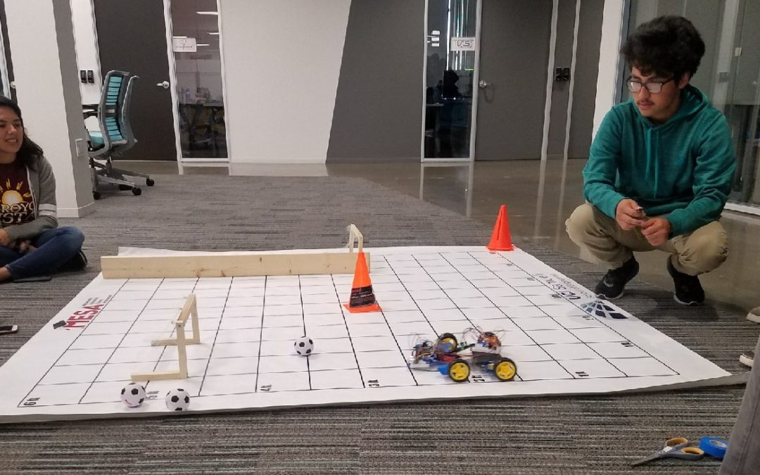 High School Students Learn to Build Robots